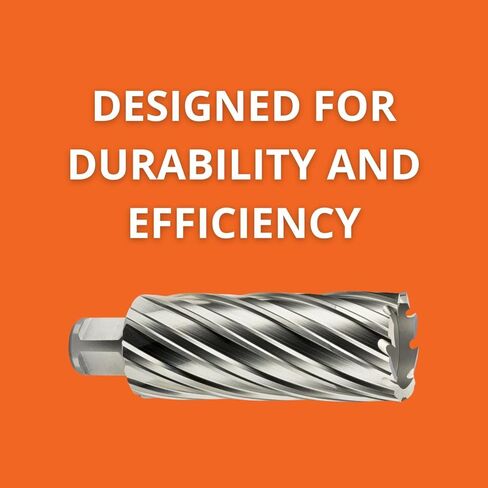 Slugger by Fein HSS Annular Cutter with Enhanced Cutting Geometry for Precision Drilling - High-Durability Steel, 3" Cutting Depth, 1-9/16" Bore Diameter, 3/4" Straight Shank - 63134396003 in Saudi Arabia