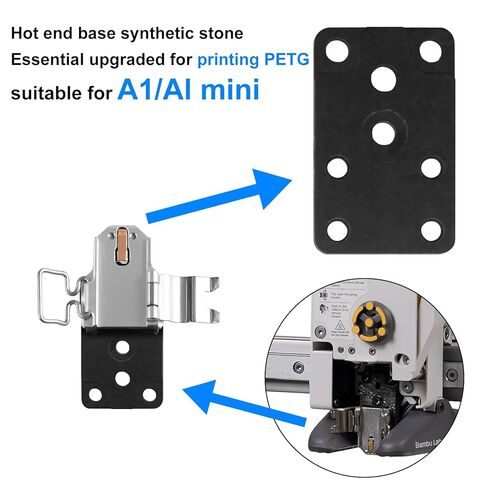 مجموعة أدوات تجميع التدفئة Hotend من Bamboo lab A1 لطابعة Bambu Lab A1 وA1 الصغيرة ثلاثية الأبعاد ومكونات التسخين ثلاثية الأبعاد وملحقات الطابعة ثلاثية الأبعاد in Saudi Arabia