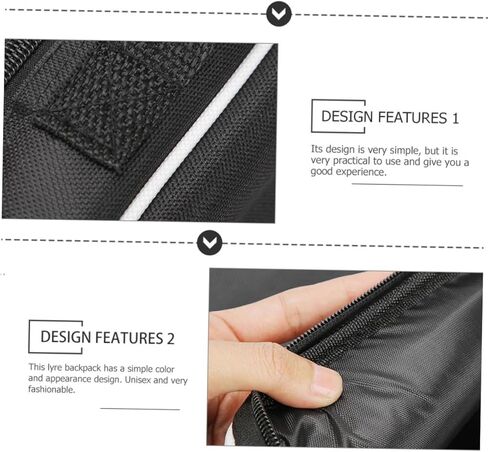 Lyre Bag Convenient Thickened Polyester Carrying Case for Harp Storage Lightweight Design for Anywhere for String Lyres in Saudi Arabia