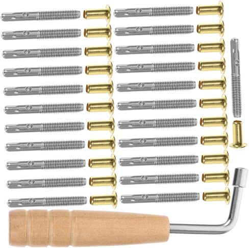 Lyre Harp Tuning Pin Set Professional Lyre Accessories Wrench for Stringed Instruments Includes 1 Set of Fixing Tools and Turn Pins in Saudi Arabia