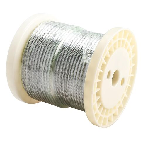 1/5 بوصة (5 مم) سلك حبل من الفولاذ المقاوم للصدأ طول الكابل 100 قدم، حبل سلك فولاذي في الهواء الطلق لأنظمة درابزين سطح السفينة in Kuwait