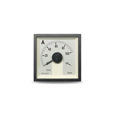Q72-RZC AC 2X Overload Ammeter 50/5A 100A 200A 300A 240-Degree Pointer Instrument 1Pcs(AC 10-5A 20A) in Saudi Arabia