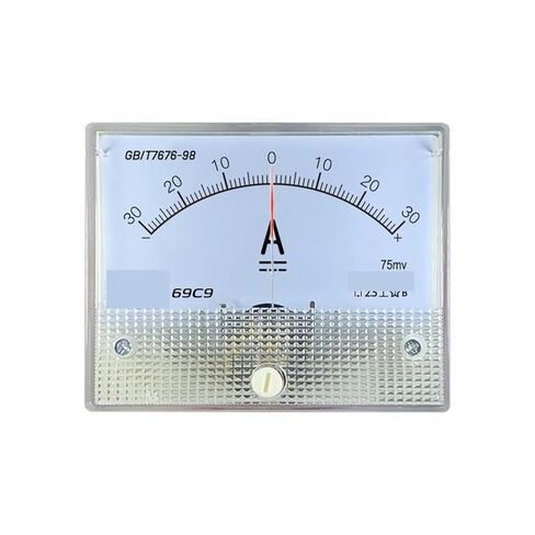 69C9 Positive and Negative Ammeter 5A 100A 75mV The Shunt is Required to Be Equipped with DC Amperage Measu 1Pcs(- DC 600A 75mv) in Saudi Arabia