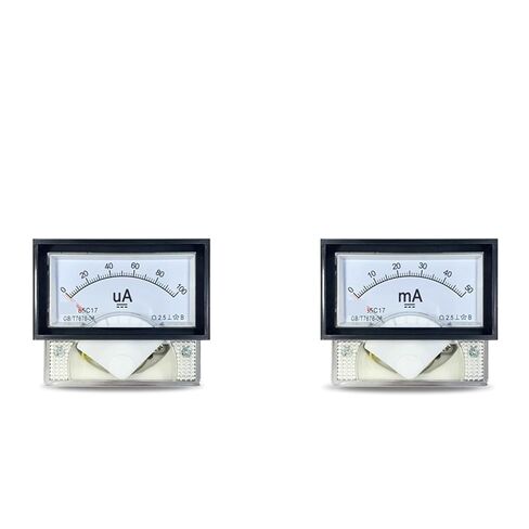 85C17 DC Microammeter Ammeter 30uA 50uA 100uA 200uA 300uA 500uA Black Box Instrument Small Current 1Pcs(DC 500uA) in Saudi Arabia