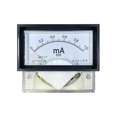 85C17 DC Microammeter Ammeter 30uA 50uA 100uA 200uA 300uA 500uA Black Box Instrument Small Current 1Pcs(DC 500uA) in Saudi Arabia