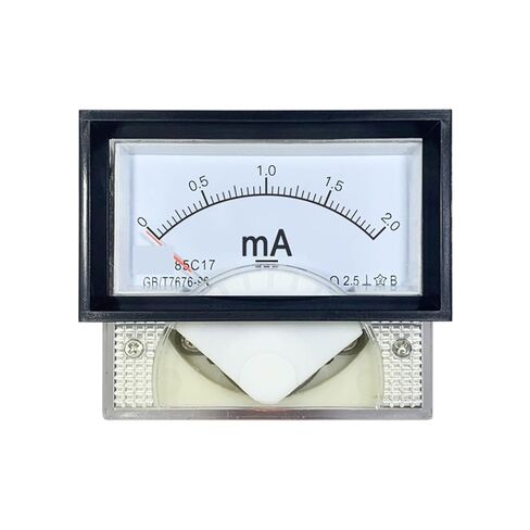 85C17 DC Microammeter Ammeter 30uA 50uA 100uA 200uA 300uA 500uA Black Box Instrument Small Current 1Pcs(DC 500uA) in Saudi Arabia