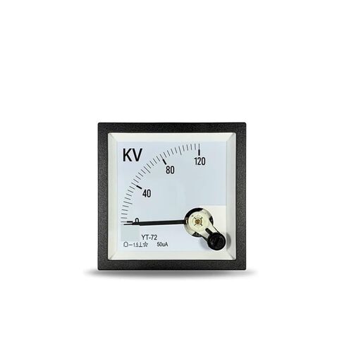 Yt72 DC High Voltage Voltmeter 5kV 10kV 20kV 30KV 50kV 100kV Pointer Meter and Dh72 Cp72 Shall Be Used 1Pcs(100KV and Resistance) in Saudi Arabia