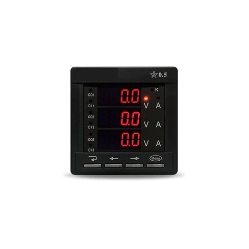 Intelligent Three-Phase Digital Display Current and Voltage Combination Meter Led Tube Instrument 500v 5a194i 1Pcs(Size 72x72mm) in Saudi Arabia
