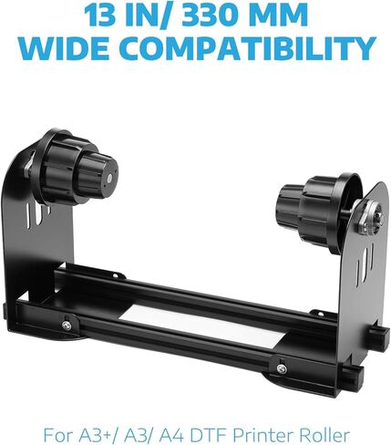 OFFNOVA DTF Film Roll Holder - 8 in - 13 in Wide Compatibility, for A3+/ A3/ A4 DTF Printer Roller, Width Adjustable, Stand for XP-15000, ET-8550, L18050, L8050, L1800 in Saudi Arabia