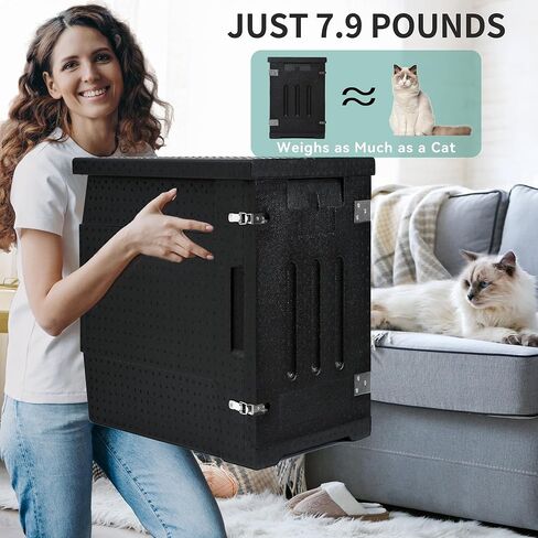 YITAHOME 95 Qt EPP حاملة الطعام المعزولة، صندوق ساخن لتقديم الطعام مع مقلاة من الفولاذ المقاوم للصدأ، صندوق طعام ساخن معزول لـ 6 مقالي كاملة الحجم لجمع عائلة المطعم، خفيف الوزن، عالي الكثافة in Saudi Arabia