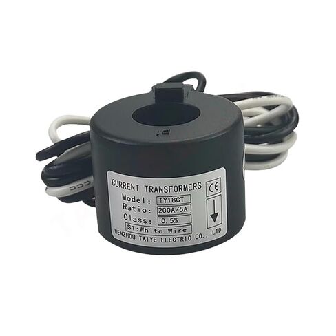 3 عبوات محول مستشعر التيار المشبك الأساسي KCT 50A 75A 100A 150A 200A DIN Rail CT مستشعر تيار متردد صغير مقاوم للماء (الحجم: 50A) in Kuwait