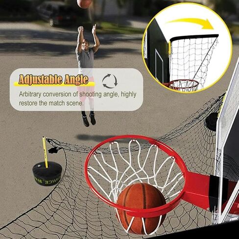 جهاز ارتداد كرة السلة التلقائي - يوفر نظام الإرجاع 800 طلقة/ساعة للتدريب الفردي، مع مجرى دوار بزاوية 180 درجة، يناسب معظم الأطواق in Kuwait