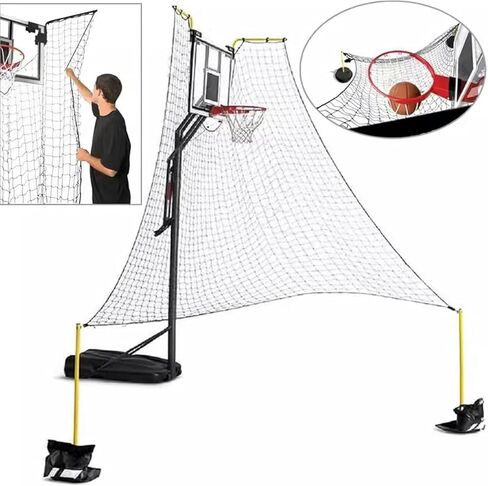 جهاز ارتداد كرة السلة التلقائي - يوفر نظام الإرجاع 800 طلقة/ساعة للتدريب الفردي، مع مجرى دوار بزاوية 180 درجة، يناسب معظم الأطواق in Kuwait