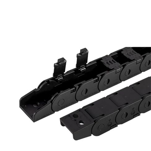 1m Cable Chain Semi-Enclosed Interior Opening 18x18 18x25 18x37 18x50 Drag Plastic Towline Transmission(48mm,18x25 mm) in Saudi Arabia