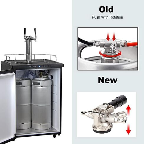 Stainless Steel Beer Keg Coupler Dispenser Equipment With Pressure Reducing Valve For Bar Restaurant Hotel Home in Saudi Arabia