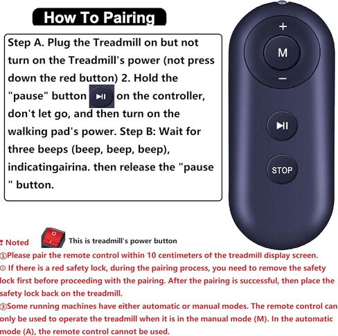 New Treadmill Remote Control Replacement Fit for THERUN Walking Pad ‎YT05 ‎YT05T-A YT05P-C YT05-B XBD400 in Saudi Arabia