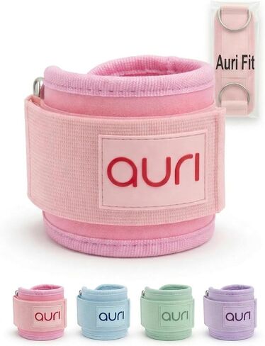 Padded Ankle Strap with Stainless Steel D-Ring - Plush, Luxury, Aesthetic Neoprene for Comfort and Support for Glute, Leg, & Booty Workouts - Cable Exercise Machines, Kickback, Leg Extension, Hip Abductor in Saudi Arabia