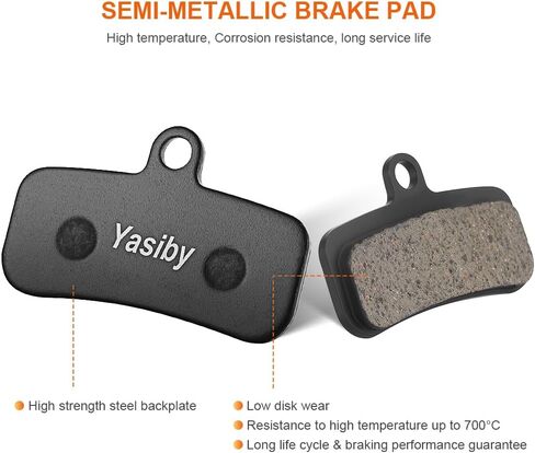 وسادات فرامل الدراجة، 4 أزواج من وسادات فرامل القرص عالية الأداء مع أدوات التثبيت لاستبدال وسادات فرامل Shimano MT420 MT520 M6120 M7120 M8120 Tektro TRP Ebike Mountain & Road MTB in Kuwait