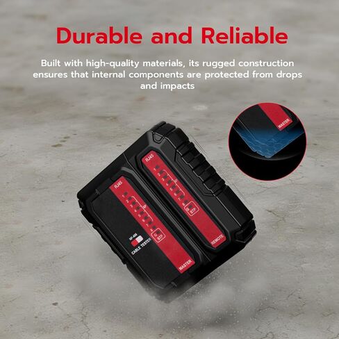 Mcbazel Network Cable Tester for RJ45 RJ11, Ethernet Cable Tester Tool Compatible with CAT5/CAT5E/CAT6/CAT6A, Telephone Line Continuity Test LAN Wire Test Tool in Saudi Arabia