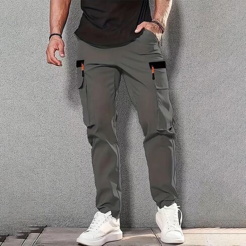 Men's Cargo Pants Tactical Work Pants for Men Ripstop Construction Trousers Lightweight Work Hiking Pants for Men Gifts in Saudi Arabia