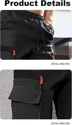 Men's Cargo Pants Tactical Work Pants for Men Ripstop Construction Trousers Lightweight Work Hiking Pants for Men Gifts in Saudi Arabia