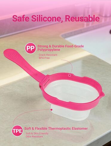 HEAK-Check 2 Urine Cups for Ovulation & Pregnancy Test,Reusable,Leak-Proof and Collapsible Silicone Design for Home Fertility Testing in Kuwait