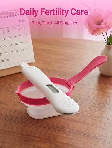 HEAK-Check 2 Urine Cups for Ovulation & Pregnancy Test,Reusable,Leak-Proof and Collapsible Silicone Design for Home Fertility Testing in Kuwait