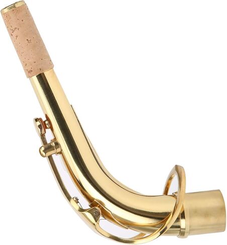 Brass Saxophone Neck, 2.45cm Brass Alto Alto Sax Bend Tube Neck Musical Instrument Accessory (Gold) in Saudi Arabia