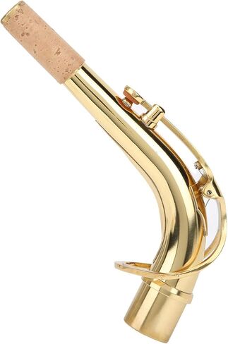 Brass Saxophone Neck, 2.45cm Brass Alto Alto Sax Bend Tube Neck Musical Instrument Accessory (Gold) in Saudi Arabia