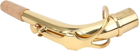 Brass Saxophone Neck, 2.45cm Brass Alto Alto Sax Bend Tube Neck Musical Instrument Accessory (Gold) in Saudi Arabia