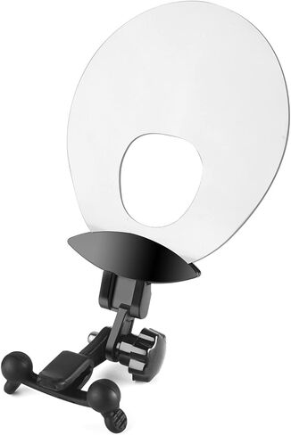 Saxophone Deflector, Plastic Saxophone Deflector Sound with Mute & Reflect Sound Functions Adjustable Angle Sax Bell Reflector Guard in Saudi Arabia