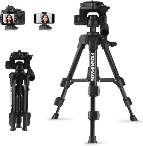74" Camera Tripod, Expandable Camera Tripod Stand for Camera and Phone, Spotting Scope Tripod, Camera Stand for Photography, Video Recording, Compatible with DSLR, iPhone, Spotting Scopes in Kuwait