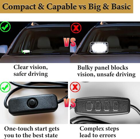 LED Car Sign for Rideshare Drivers, Compact Windshield Light for Enhanced Visibility, USB Powered Taxi Display, Easy Suction Mount-Taxi LED Panel Sign for Cars SUV Green (Ub) in Saudi Arabia