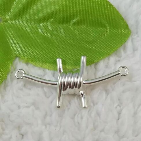 68 pcs Tibet Silver Mechanical Spring connectors 40x19x8mm B5262 in Saudi Arabia
