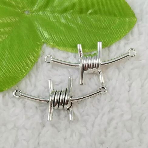 68 pcs Tibet Silver Mechanical Spring connectors 40x19x8mm B5262 in Saudi Arabia