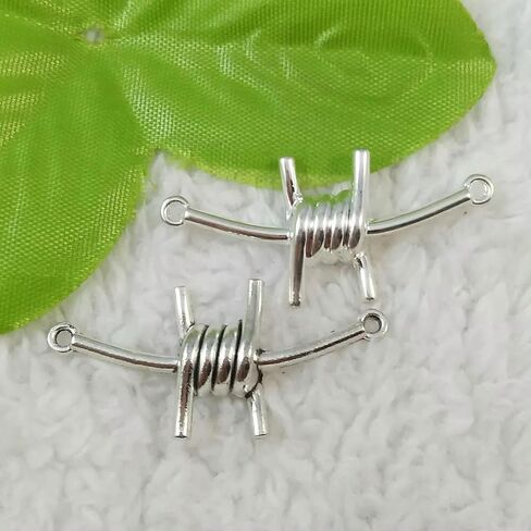 68 pcs Tibet Silver Mechanical Spring connectors 40x19x8mm B5262 in Saudi Arabia