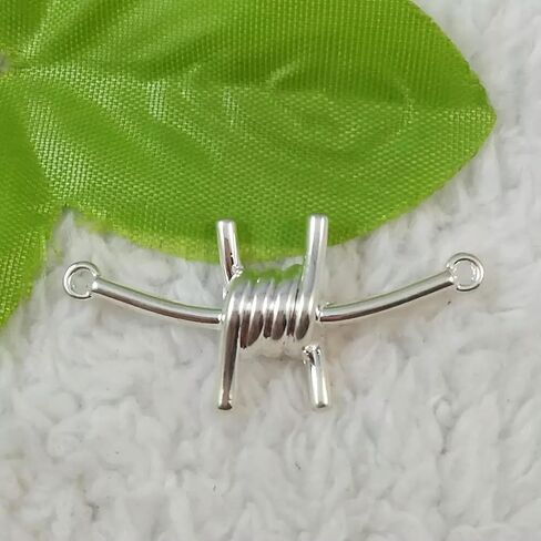 68 pcs Tibet Silver Mechanical Spring connectors 40x19x8mm B5262 in Saudi Arabia