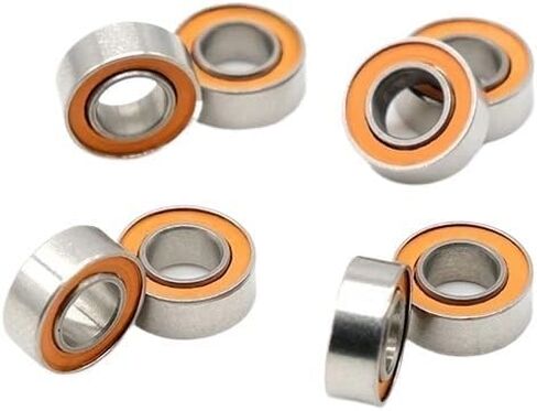 1 قطعة 4x8x3 مللي متر SMR84 2RS ABEC-7 الفولاذ المقاوم للصدأ الهجين محامل السيراميك SMR84C MR84 RS لتقوم بها بنفسك RC الصيد بكرة تحمل in Kuwait