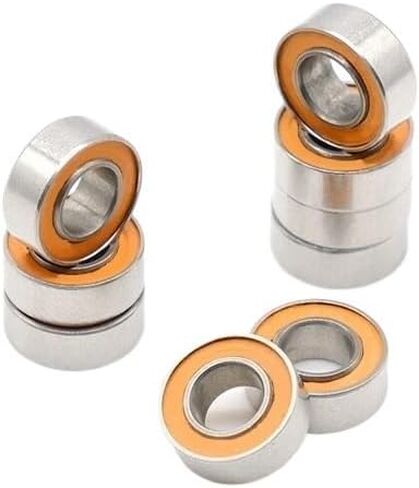 1 قطعة 4x8x3 مللي متر SMR84 2RS ABEC-7 الفولاذ المقاوم للصدأ الهجين محامل السيراميك SMR84C MR84 RS لتقوم بها بنفسك RC الصيد بكرة تحمل in Kuwait