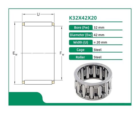 K32X42X20 K324220 32 * 42 * 20 محامل إبرة الأسطوانة وجمعيات القفص in Kuwait