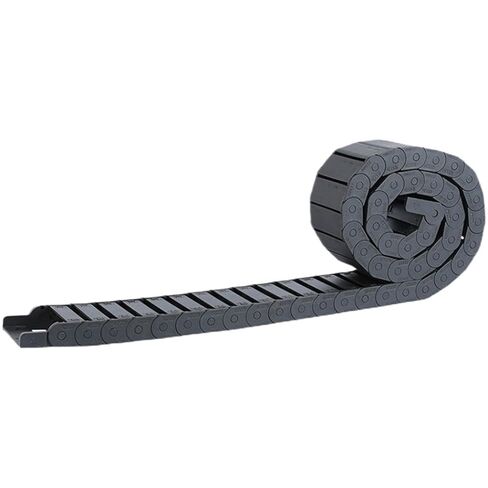 Semi-Closed Black Cable Drag Chain 15x15 15X20 18x18 18x25 Transmission Chains Plastic Towline Wire Carrier Drag Chain(R38mm,18x50 mm) in Kuwait