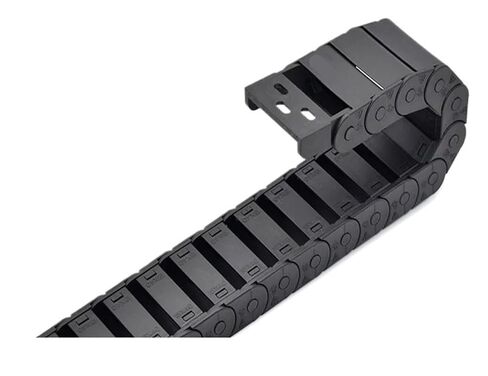 1meter Cable Chain Semi-Enclosed 15 * 20 30 40 50mm Wire Transmission Carrier Plastic Drag Towline for Printer Engraving(38mm,15x40 mm) in Saudi Arabia