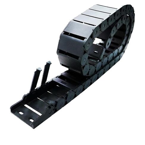 R38 18 * 18/18 * 25/18 * 37/18 * 50mm Cable Drag Chain Wire Carrier with End Connector for Router 1M(18x37 mm) in Saudi Arabia