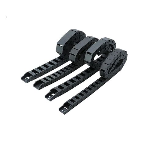 R38 18 * 18/18 * 25/18 * 37/18 * 50mm Cable Drag Chain Wire Carrier with End Connector for Router 1M(18x37 mm) in Saudi Arabia