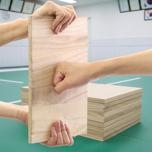 Japard 20 قطعة من ألواح كسر التايكوندو والكاراتيه 10 مم، لوحات تخريم الفنون القتالية القابلة للكسر، ملحقات تدريب الركل الخشبية للأطفال والكبار لممارسة الأداء in Kuwait