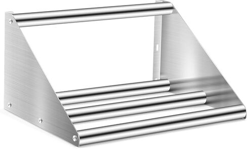 Zonon 22 بوصة الفولاذ المقاوم للصدأ أنبوبي جدار جبل الجرف لرف الزجاج وتجفيف الأطباق، الصف التجاري للمنزل بار مطعم مطبخ حليب الشاي استخدام متجر in Kuwait