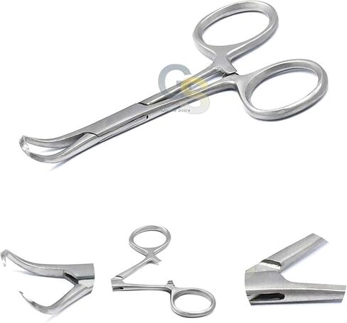 Backhaus Towel Clamp 9cm/3.5" Stainless Steel by G.S Online in Saudi Arabia