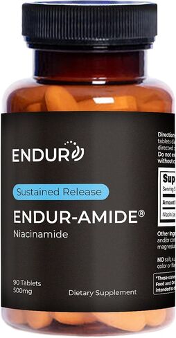 شركة منتجات التحمل EPC ENDUR-Amide 750mg (نيكوتيناميد، نياسيناميد) 200 قرص in Kuwait