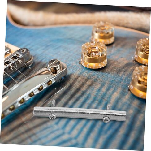 HANABASS 2pcs Guitar Bridge Saddle Roller Bridge Part Electric Guitars Wraparound Tailpiece Essential Repair in Saudi Arabia