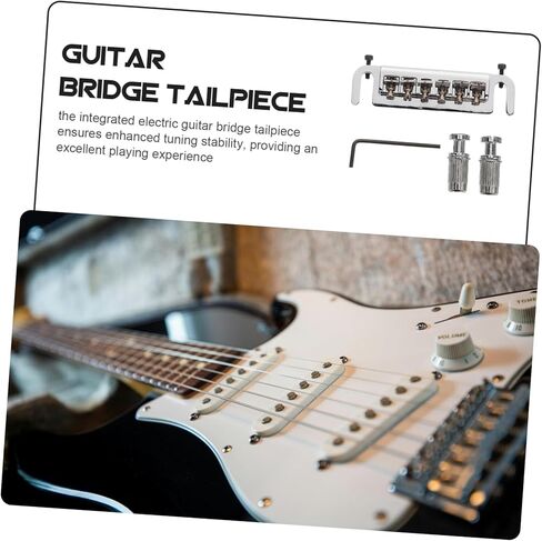 VICASKY Electric Guitar Bridge Tailpiece Guitar Parts Tailpiece for Saddle Screws Sound Quality in Saudi Arabia